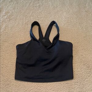 ALO Yoga Dark Blue Sports Tank Top Size M.